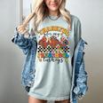 Thankful For My Preschool Turkeys Thanksgiving Teacher Fall Women's Comfort Colors T-Shirt Bay