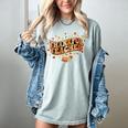 Thankful Teacher Shirts For Women Teach Thanksgiving Teacher Women's Comfort Colors T-Shirt Bay