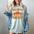 Thankful Teacher's Aide Thanksgiving Autumn Fall Women Men Women's Comfort Colors T-Shirt Bay