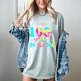 Tie Dye Happy 100th Day Of School Teacher Student 100 Days Women's Comfort Colors T-Shirt Bay Tie Dye Happy 100th Day Of School Teacher Student 100 Days Women's Comfort Colors T-Shirt Bay