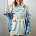 Tie Dye Teaching Social Studies Is My Jam Sunglasses Teacher Women's Comfort Colors T-Shirt Bay Tie Dye Teaching Social Studies Is My Jam Sunglasses Teacher Women's Comfort Colors T-Shirt Bay