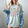 The Tired Teachers Department Retro Groovy Back To School Women's Comfort Colors T-Shirt Bay The Tired Teachers Department Retro Groovy Back To School Women's Comfort Colors T-Shirt Bay