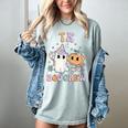 TK Boo Crew Retro Groovy Halloween Floral Ghost TK Teacher Men Women Kids Women's Comfort Colors T-Shirt Bay TK Boo Crew Retro Groovy Halloween Floral Ghost TK Teacher Men Women Kids Women's Comfort Colors T-Shirt Bay
