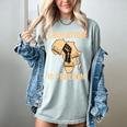 History Education Is Freedom African Map Black Teacher Women's Comfort Colors T-Shirt Bay