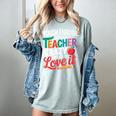 Tough Enough To Be A Teacher Crazy Enough To Love It Women's Comfort Colors T-Shirt Bay