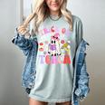 Trick Or Teach Halloween Teacher Floral Ghost Groovy Women's Comfort Colors T-Shirt Bay Trick Or Teach Halloween Teacher Floral Ghost Groovy Women's Comfort Colors T-Shirt Bay