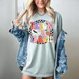 Trick Or Teach Retro Groovy Halloween Teacher Women's Comfort Colors T-Shirt Bay Trick Or Teach Retro Groovy Halloween Teacher Women's Comfort Colors T-Shirt Bay