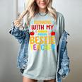 Twinning With My Bestie Teacher Boy Spirit Week Twin Day Women's Comfort Colors T-Shirt Bay Twinning With My Bestie Teacher Boy Spirit Week Twin Day Women's Comfort Colors T-Shirt Bay