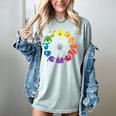 Unique For Artists By ADS Color Wheel Educational Art Teacher Dog Themed Artist Small Women's Comfort Colors T-Shirt Bay