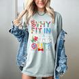 Why Fit In Doctor Teacher Cat In Hat Cool Autism Awareness Men Women Kids Women's Comfort Colors T-Shirt Bay Why Fit In Doctor Teacher Cat In Hat Cool Autism Awareness Men Women Kids Women's Comfort Colors T-Shirt Bay
