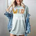 Wild About Speech SLP Leopard Teacher Back To School Kids Women's Comfort Colors T-Shirt Bay