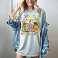 Wild About Teaching Safari Jungle School Teacher Women's Comfort Colors T-Shirt Bay