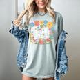 Wildflower 4th Fourth Grade Floral Back To School Teacher Women's Comfort Colors T-Shirt Bay Wildflower 4th Fourth Grade Floral Back To School Teacher Women's Comfort Colors T-Shirt Bay