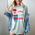 I Will Drink Coffee Here Or There Teacher Teaching Women's Comfort Colors T-Shirt Bay I Will Drink Coffee Here Or There Teacher Teaching Women's Comfort Colors T-Shirt Bay