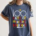 100 Days Of Mischief Managed Teacher Kid 100th Day Of School Women's Comfort Colors T-Shirt Denim 100 Days Of Mischief Managed Teacher Kid 100th Day Of School Women's Comfort Colors T-Shirt Denim