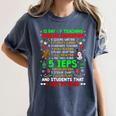 12 Days Of Teaching Special Education IEPS SPED Teacher Xmas Women's Comfort Colors T-Shirt Denim 12 Days Of Teaching Special Education IEPS SPED Teacher Xmas Women's Comfort Colors T-Shirt Denim