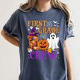 1st Grade Boo Crew Teacher Student Halloween Costume Women's Comfort Colors T-Shirt Denim 1st Grade Boo Crew Teacher Student Halloween Costume Women's Comfort Colors T-Shirt Denim