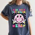 In My 1st Grade Era Smile Face Back To School Teacher Kid Women's Comfort Colors T-Shirt Denim