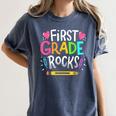 1st Grade Teacher Women's Comfort Colors T-Shirt Denim 1st Grade Teacher Women's Comfort Colors T-Shirt Denim