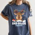 2nd Grade Teacher Christmas Second Grade Squad Reindeer Xmas For Men Women Kids Women's Comfort Colors T-Shirt Denim 2nd Grade Teacher Christmas Second Grade Squad Reindeer Xmas For Men Women Kids Women's Comfort Colors T-Shirt Denim
