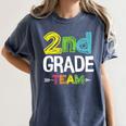 2nd Grade Team T-Shirt 2nd Grade Squad Teacher Women's Comfort Colors T-Shirt Denim 2nd Grade Team T-Shirt 2nd Grade Squad Teacher Women's Comfort Colors T-Shirt Denim