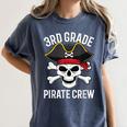 3rd Grade Pirate Crew Halloween Costume Student Teacher Women's Comfort Colors T-Shirt Denim
