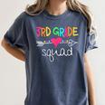 3rd Grade Squad Third Teacher Student Team Back To School Women's Comfort Colors T-Shirt Denim 3rd Grade Squad Third Teacher Student Team Back To School Women's Comfort Colors T-Shirt Denim
