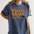 4th Grade Back To School Fourth Grade Dream Team Teacher Women's Comfort Colors T-Shirt Denim