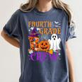 4th Grade Boo Crew Teacher Student Halloween Costume Women's Comfort Colors T-Shirt Denim