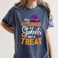 My 4th Grade Students Are a Treat Teacher Halloween Witch For Men Women Kids Women's Comfort Colors T-Shirt Denim My 4th Grade Students Are a Treat Teacher Halloween Witch For Men Women Kids Women's Comfort Colors T-Shirt Denim