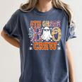 5th Grade Boo Crew Halloween Teachers Students Women's Comfort Colors T-Shirt Denim