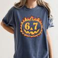 6 7 Meme Halloween Pumpkin Costume For Student Teacher Women's Comfort Colors T-Shirt Denim 6 7 Meme Halloween Pumpkin Costume For Student Teacher Women's Comfort Colors T-Shirt Denim