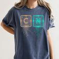 6 7 Science Chemistry Teacher Periodic Table Meme Women's Comfort Colors T-Shirt Denim
