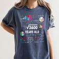 60 Year Old Math Teacher Square Root Of 3600 60th Birthday Women's Comfort Colors T-Shirt Denim 60 Year Old Math Teacher Square Root Of 3600 60th Birthday Women's Comfort Colors T-Shirt Denim