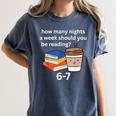 67 Meme English Teacher Reading Book Lover Humor Women's Comfort Colors T-Shirt Denim 67 Meme English Teacher Reading Book Lover Humor Women's Comfort Colors T-Shirt Denim