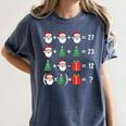 67 Santa Tree Math Teacher Christmas Xmas Humor Women's Comfort Colors T-Shirt Denim 67 Santa Tree Math Teacher Christmas Xmas Humor Women's Comfort Colors T-Shirt Denim