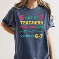 67 Teacher Middle School Teacher 6 7 Overuse 67 Women's Comfort Colors T-Shirt Denim 67 Teacher Middle School Teacher 6 7 Overuse 67 Women's Comfort Colors T-Shirt Denim