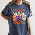 6th Grade Boo Crew Sixth Grade Halloween Teacher Kid Women's Comfort Colors T-Shirt Denim 6th Grade Boo Crew Sixth Grade Halloween Teacher Kid Women's Comfort Colors T-Shirt Denim