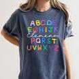 ABC Elemeno Kindergarten Teacher Boy Girl Kid Back To School Women's Comfort Colors T-Shirt Denim ABC Elemeno Kindergarten Teacher Boy Girl Kid Back To School Women's Comfort Colors T-Shirt Denim