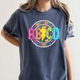 ABCD Kindergarten Rocks Back To School Teachers Students Women's Comfort Colors T-Shirt Denim ABCD Kindergarten Rocks Back To School Teachers Students Women's Comfort Colors T-Shirt Denim