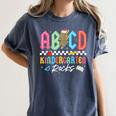 ABCD Kindergarten Rocks Pencil Lightning Teachers Rock Boys Women's Comfort Colors T-Shirt Denim