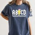 ABCD Teacher Women's Comfort Colors T-Shirt Denim ABCD Teacher Women's Comfort Colors T-Shirt Denim