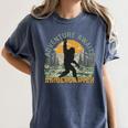 Adventure Awaits Bigfoot Teacher Kindergarten Back To School Women's Comfort Colors T-Shirt Denim Adventure Awaits Bigfoot Teacher Kindergarten Back To School Women's Comfort Colors T-Shirt Denim