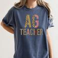 AG Teacher Farmer Life Agriculture Teacher Women's Comfort Colors T-Shirt Denim AG Teacher Farmer Life Agriculture Teacher Women's Comfort Colors T-Shirt Denim