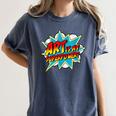 Art Is My Superpower Comic Artist Art Teacher Superhero Women's Comfort Colors T-Shirt Denim Art Is My Superpower Comic Artist Art Teacher Superhero Women's Comfort Colors T-Shirt Denim