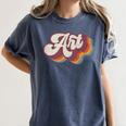 Art Teacher Back To School Women's Comfort Colors T-Shirt Denim Art Teacher Back To School Women's Comfort Colors T-Shirt Denim