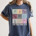 Art Teacher Life Retro Groovy Teaching Future Artists Women's Comfort Colors T-Shirt Denim Art Teacher Life Retro Groovy Teaching Future Artists Women's Comfort Colors T-Shirt Denim