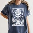 Artist Tarot Card Skeleton Painter Art Teacher Witchy Women's Comfort Colors T-Shirt Denim Artist Tarot Card Skeleton Painter Art Teacher Witchy Women's Comfort Colors T-Shirt Denim