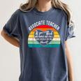 Associate Teacher If You Think My Hands Are Full Women's Comfort Colors T-Shirt Denim Associate Teacher If You Think My Hands Are Full Women's Comfort Colors T-Shirt Denim