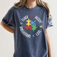 Autism Awareness Teacher Shirt Teach Accept Understand Love Women's Comfort Colors T-Shirt Denim Autism Awareness Teacher Shirt Teach Accept Understand Love Women's Comfort Colors T-Shirt Denim